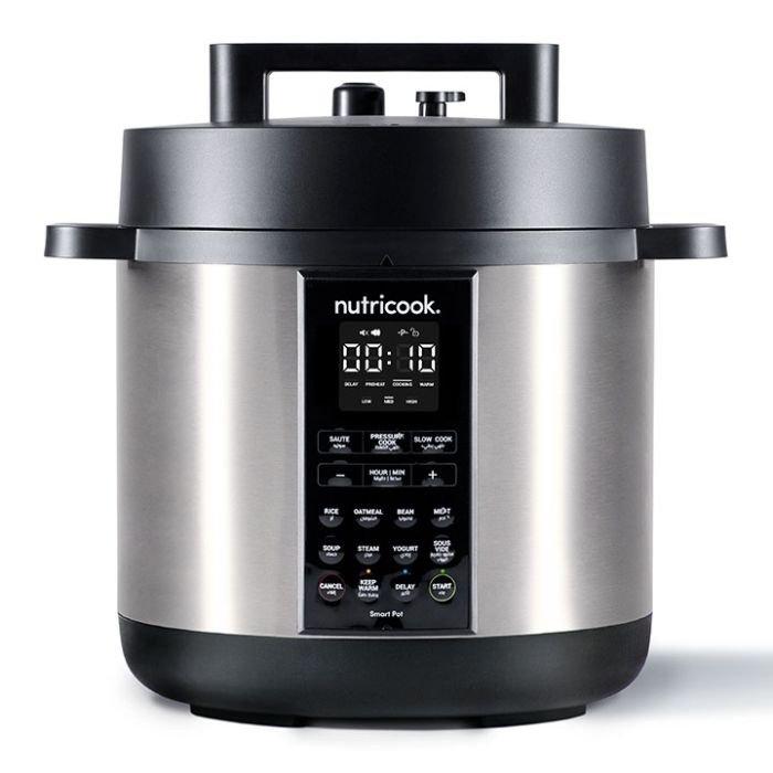 Nutricook 8-In-1 Smart Pot 2 Prime, 1200W, 8L, NC-SP208P - Steel/Black