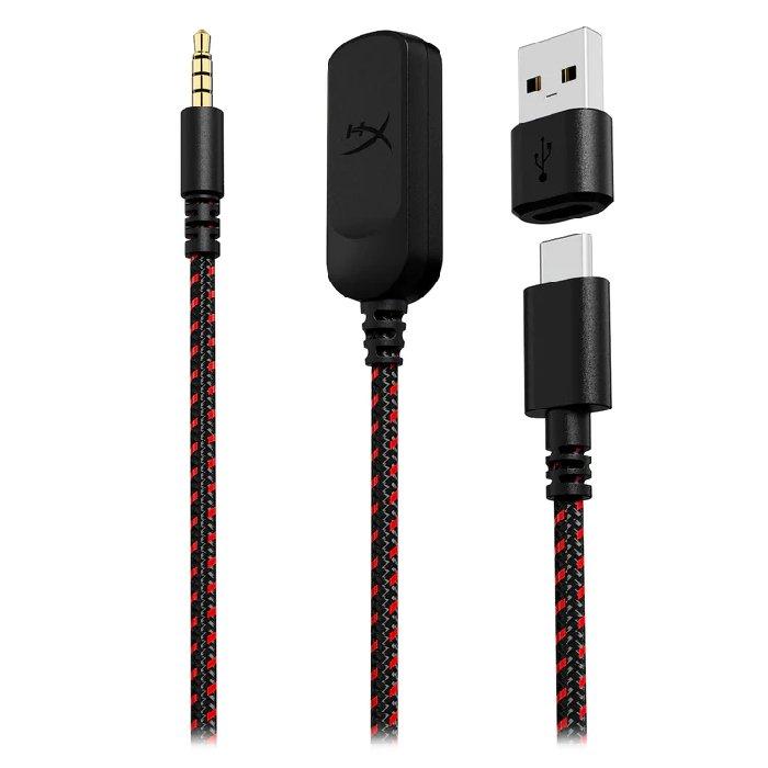 HyperX Cloud III Wired Gaming Headset for PC, PS5, PS4, Xbox Series, 727A9AA - Black and Red