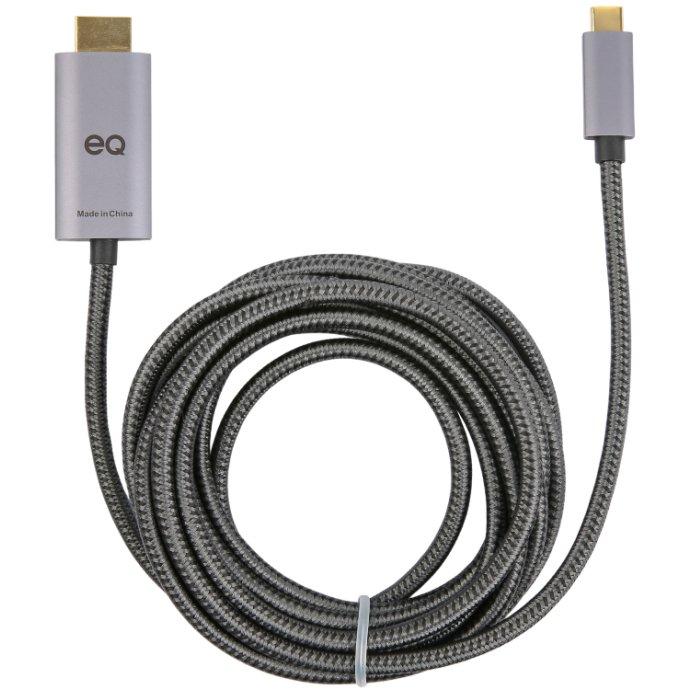EQ TypeC 3M HDMI Cable, 60Hz CC601A2 Xcite Kuwait