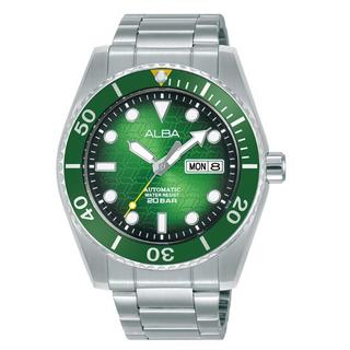 Buy Alba active men's watch, analog , 43mm, stainless steelstrap, al4437x1 - silver in Kuwait