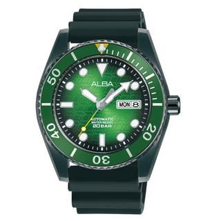 Buy Alba active men's watch, analog , 43mm, silicone strap, al4439x1 - black in Kuwait