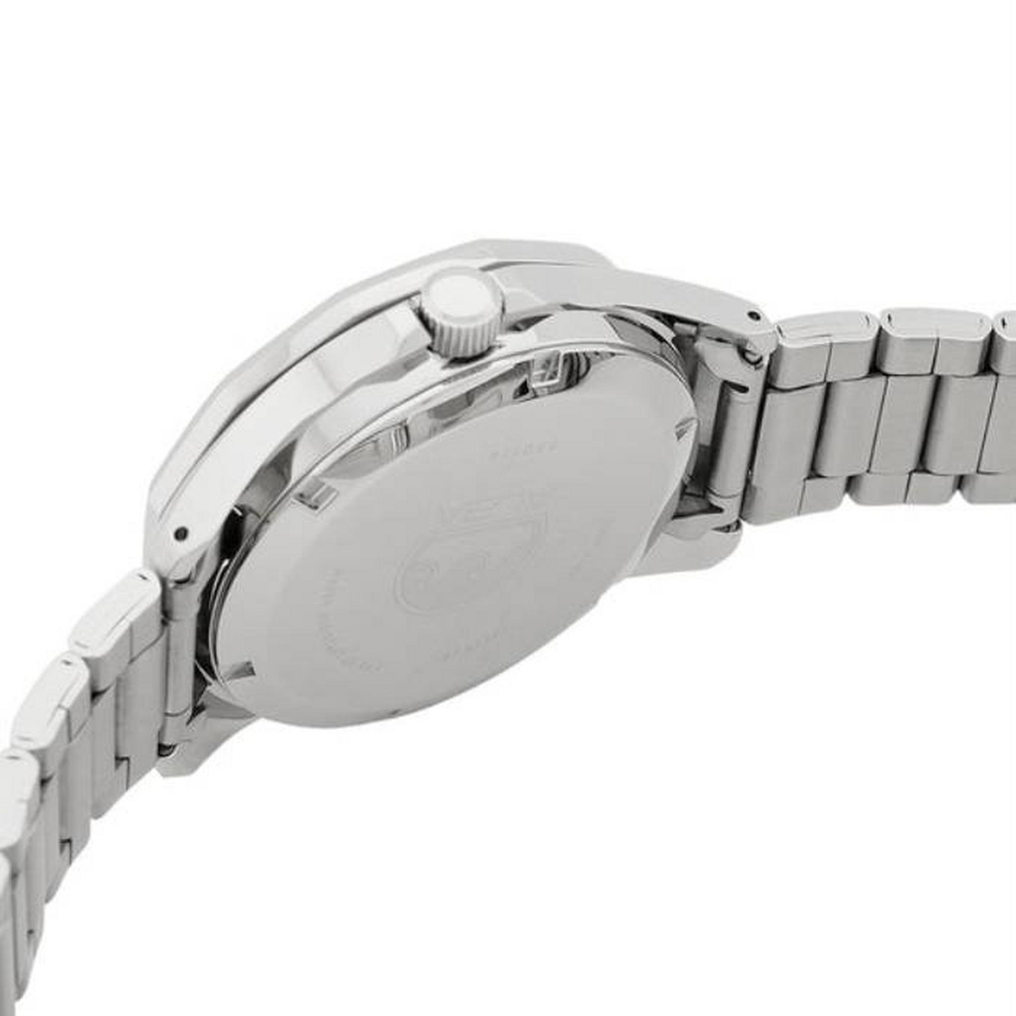 Alba Mechanical Watch for Men, Analog, 43mm, Stainless Steel Strap, AL4453X1 – Silver