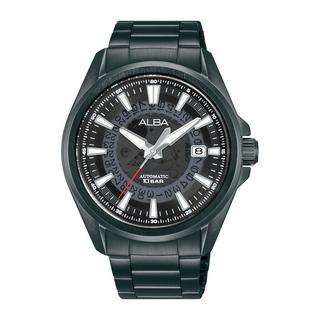 Buy Alba active men's watch,analog, 43mm, stainless steel strap, au4025x1 - black in Kuwait