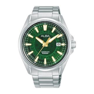 Buy Alba active men's watch,analog, 43mm, stainless steel strap, au4027x1 - silver in Kuwait