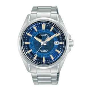Buy Alba active men's watch,analog, 43mm, stainless steel strap, au4029x1 - silver in Kuwait