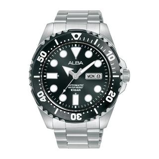 Buy Alba active men's watch,analog, 44mm, stainless steel strap, al4485x1 - silver in Kuwait