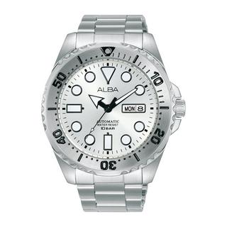 Buy Alba active men's watch,analog, 44mm, stainless steel strap, al4491x1 - silver in Kuwait