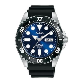 Buy Alba active men's watch,analog, 44mm, silicone strap, al4493x1 - black in Kuwait