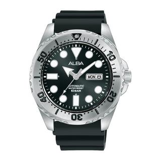 Buy Alba active men's watch,analog, 44mm, silicone strap, al4495x1 - black in Kuwait