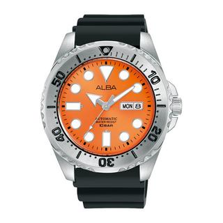 Buy Alba active men's watch,analog, 44mm, silicone strap, al4497x1 - black in Kuwait