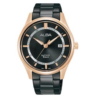 Buy Alba prestige men's watch, analog , 41mm, stainless steel strap, as9r10x1 - black in Kuwait