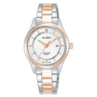 Buy Alba prestige ladies watch, analog , 30mm,stainless steel strap, ah7bq2x1 - silver/rose... in Kuwait