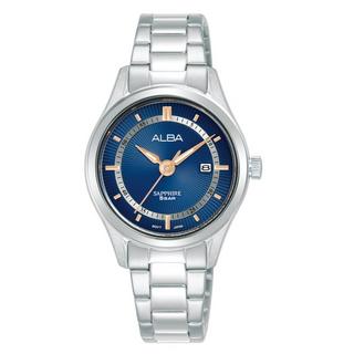 Buy Alba prestige ladies watch, analog , 30mm,stainless steel strap, ah7bq5x1 - silver in Kuwait