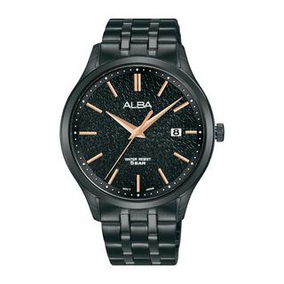 Buy Alba prestige watch for men, analog, 41mm, stainless steel strap, as9r25x1 – black in Kuwait