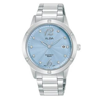 Buy Alba fashion women's watch, analog, 36mm, stainless steel strap, ag8n13x1 - silver in Kuwait