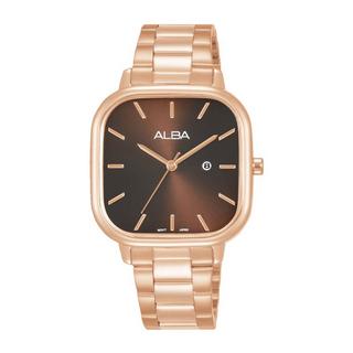 Buy Alba fashion watch for women, analog, 32mm, stainless steel strap, ah7by6x1 – cocoa brown in Kuwait