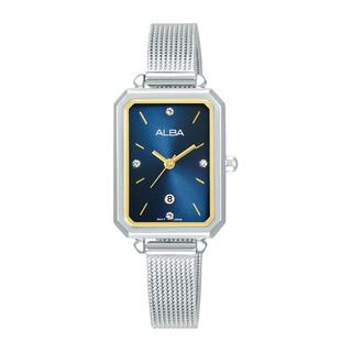 Buy Alba fashion watch for women, analog, 22mm, stainless steel strap, ah7cb5x1 – silver in Kuwait