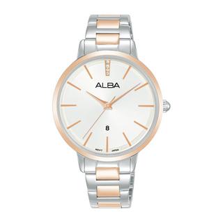 Buy Alba fashion ladies watch,analog, 34mm, stainless steel strap, ah7cd0x1 - multicoloured in Kuwait