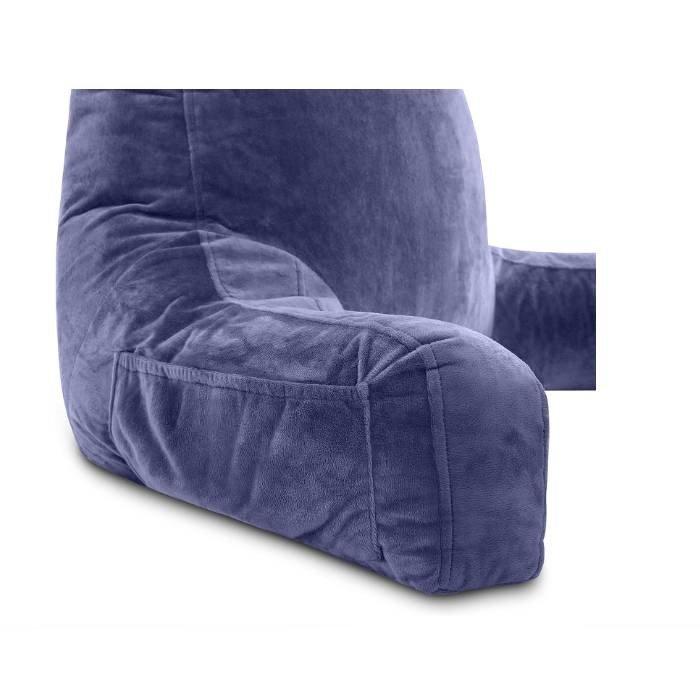 Wansa XXL Reading Pillow in Dark Blue color Xcite Kuwait