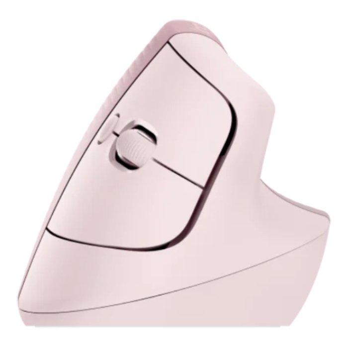 Logitech Lift Bluetooth Vertical Ergonomic Mouse - Rose