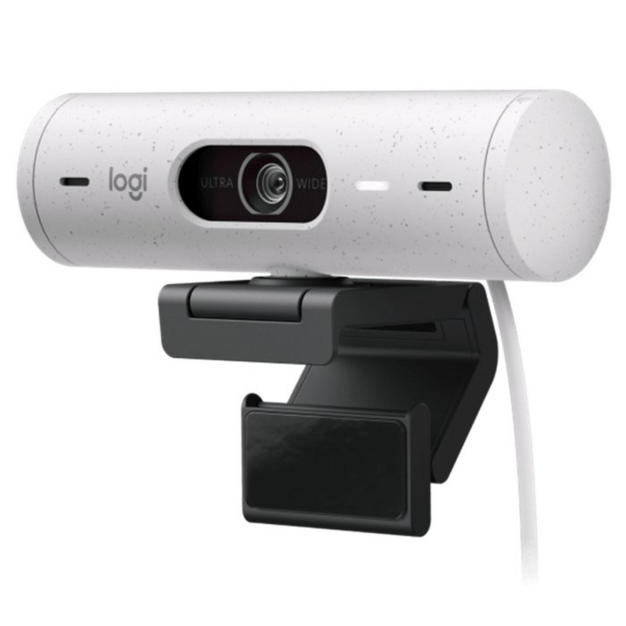 Logitech Brio 500 Full HD Webcam, 960-001428 – Off White