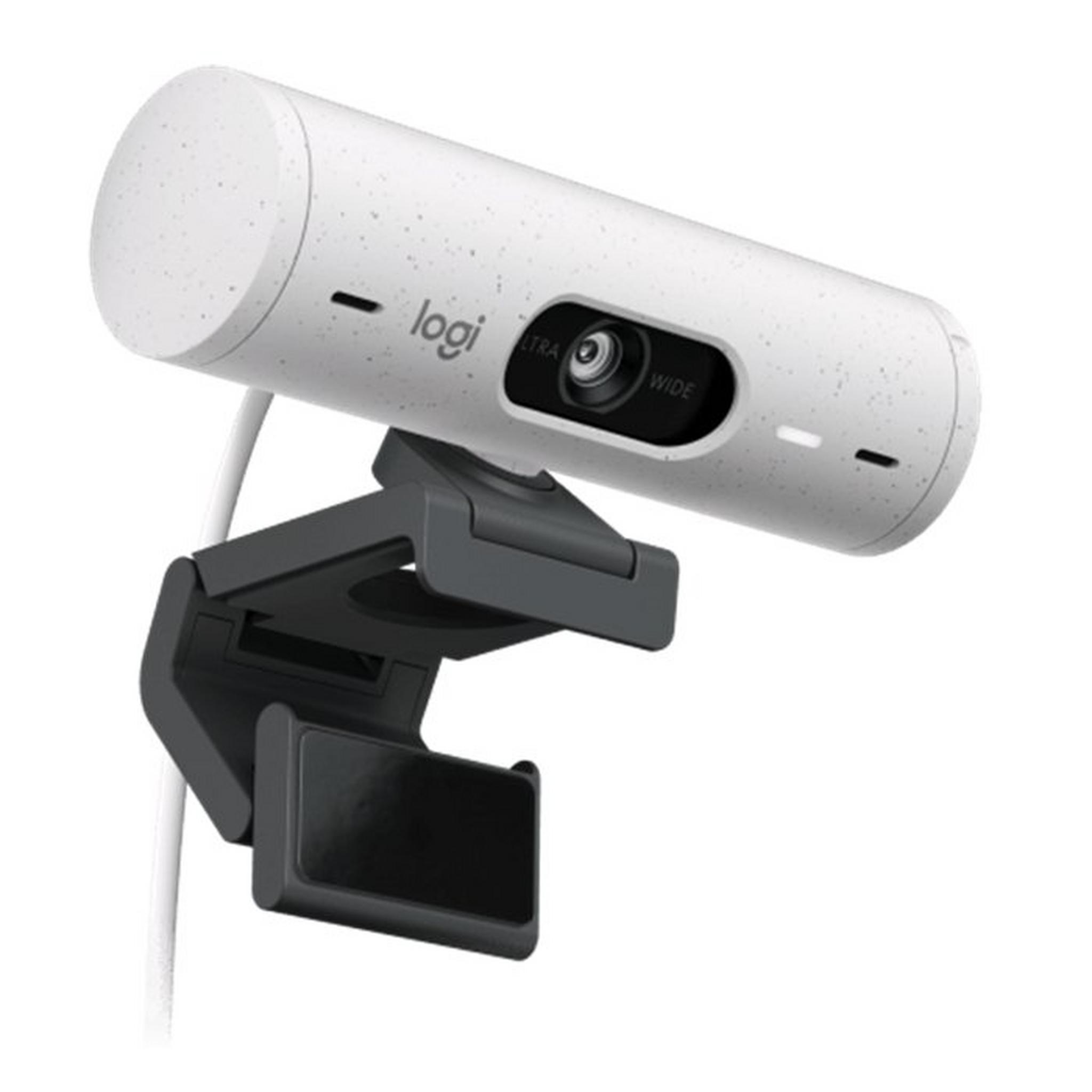 Logitech Brio 500 Full HD Webcam, 960-001428 – Off White