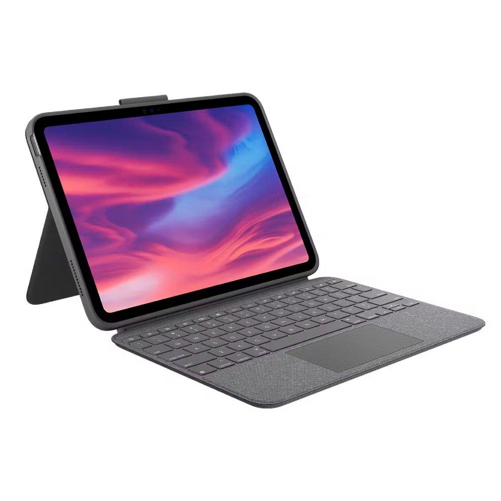 Buy Logitech combo touch for ipad (10th gen) - oxford grey in Kuwait