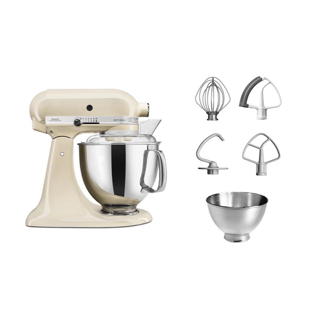 Buy Kitchenaid stand mixer, 4. 8l, 300w, 5ksm175psbac - cream in Kuwait