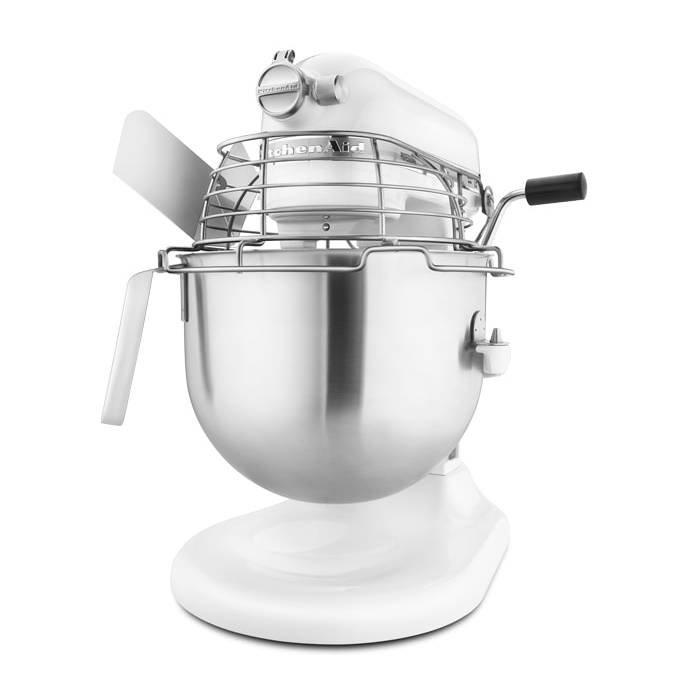 KitchenAid Bowl Lift Stand Mixer, 6.9L, 325 Watt, 5KSM7990XBWH – White