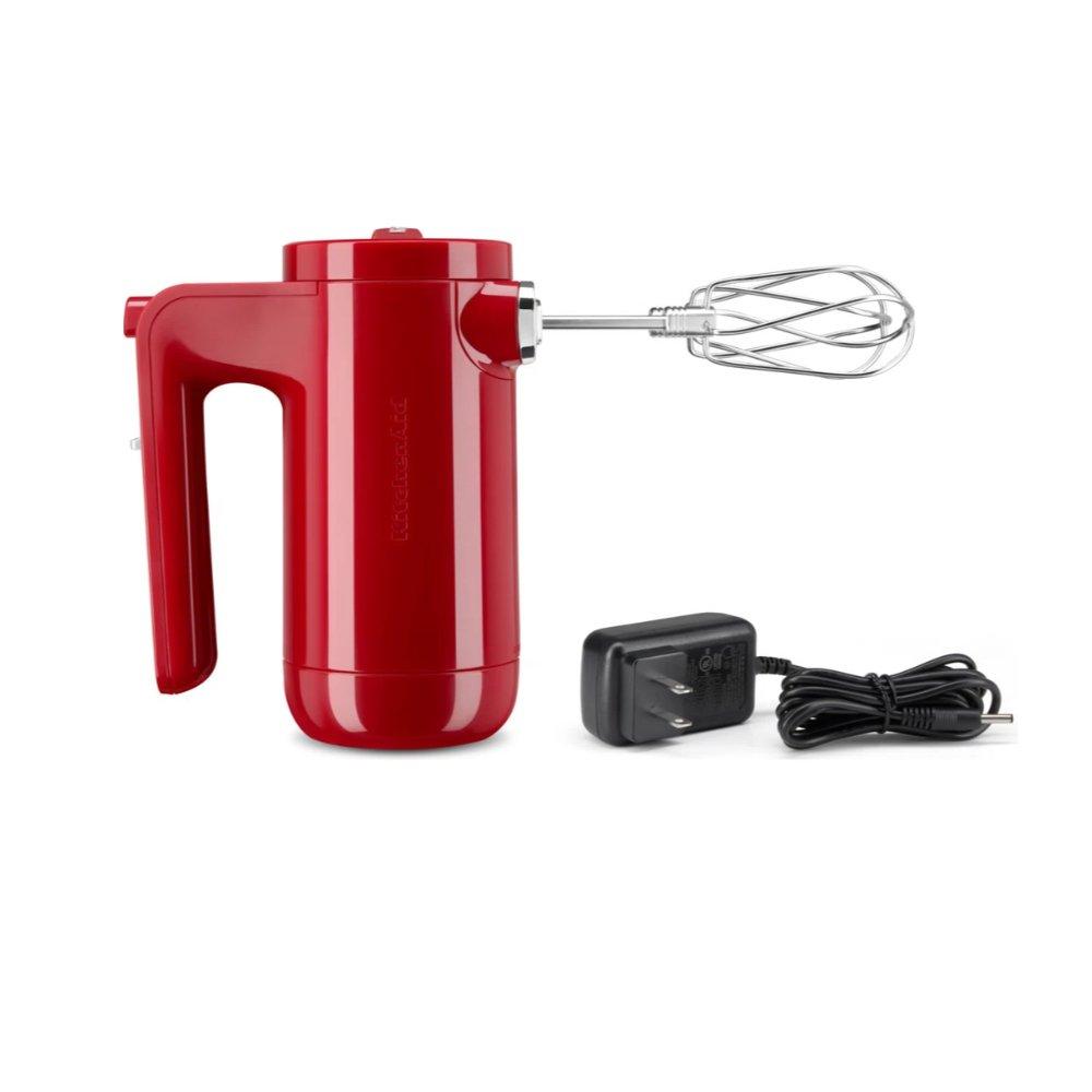 KitchenAid Cordless Hand Mixer, 7 Speed Red Xcite Kuwait