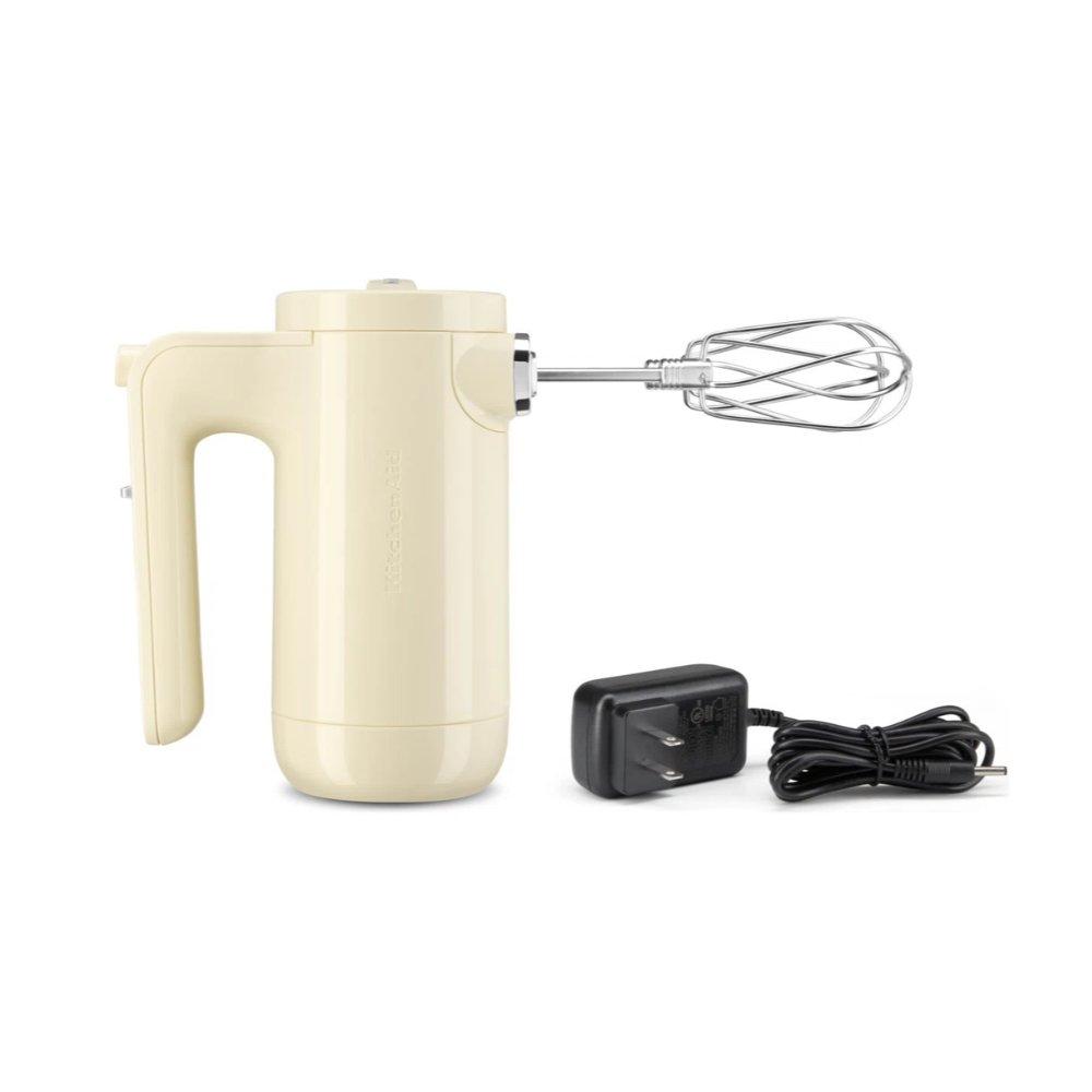 KitchenAid Cordless Hand Mixer, 7 Speed cream Xcite Kuwait