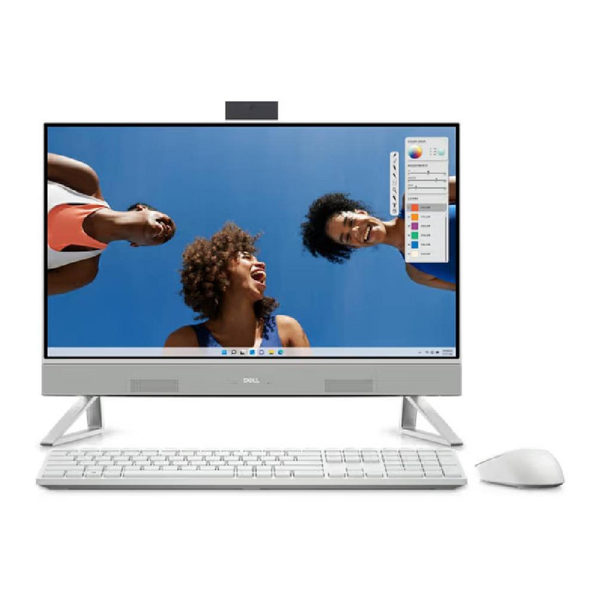 Dell Inspiron 24 All-in-One Desktop, Intel Core i7, 16GB RAM, 512GB SSD, 23.8-inch, Intel Iris Xe, Windows 11 Home, 5420-INS-1256-AIO – White