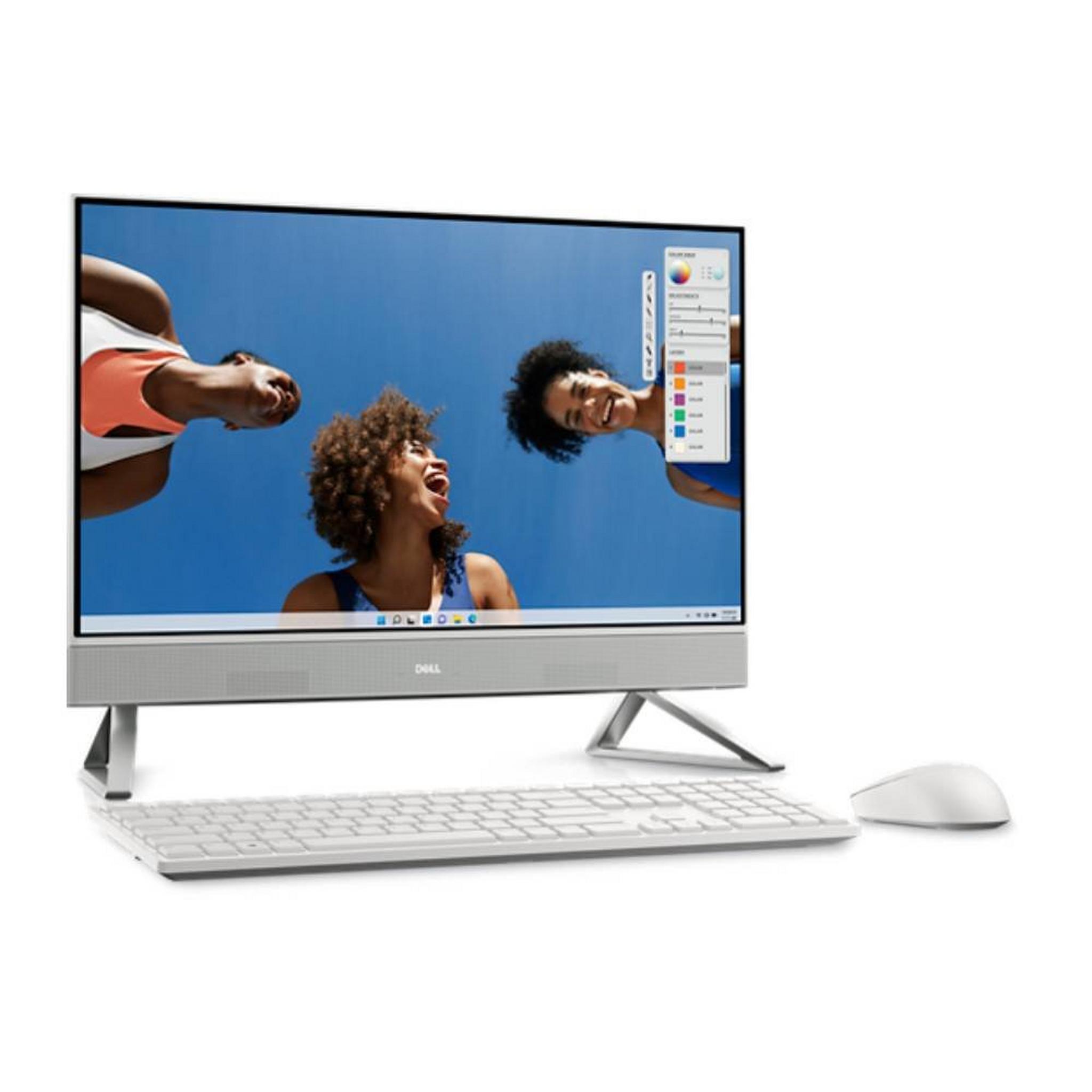 Dell Inspiron 24 All-in-One Desktop, Intel Core i7, 16GB RAM, 512GB SSD, 23.8-inch, Intel Iris Xe, Windows 11 Home, 5420-INS-1256-AIO – White