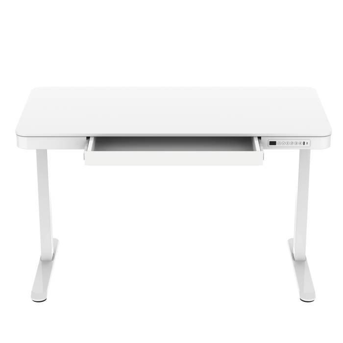 مكتب طاولة اسينشيال برو من اي كيو، ET119W-C  - أبيض