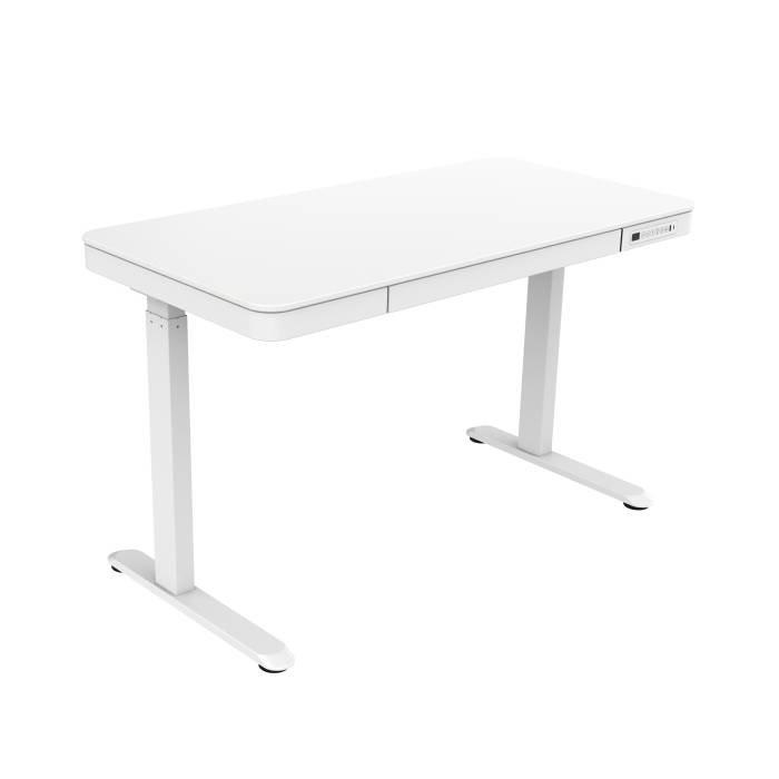 مكتب طاولة اسينشيال برو من اي كيو، ET119W-C  - أبيض