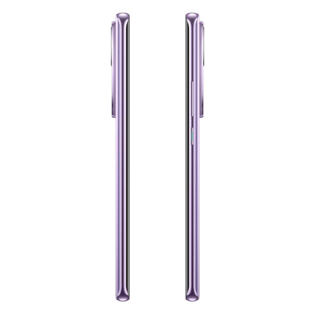 هاتف أوبو رينو 10 برو، مقاس 6.7 بوصة، رام 12 جيجابايت، 256 جيجابايت، 5 جي - بنفسجي لامع