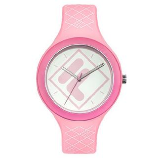 Buy Fila ladies watch, analog, 42mm, silicone strap, 38-342-004– pink in Kuwait