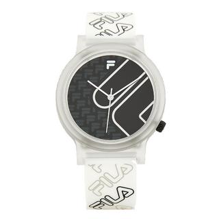 Buy Fila men's watch, analog, 38mm, silicone strap, 38-320-202– white in Kuwait