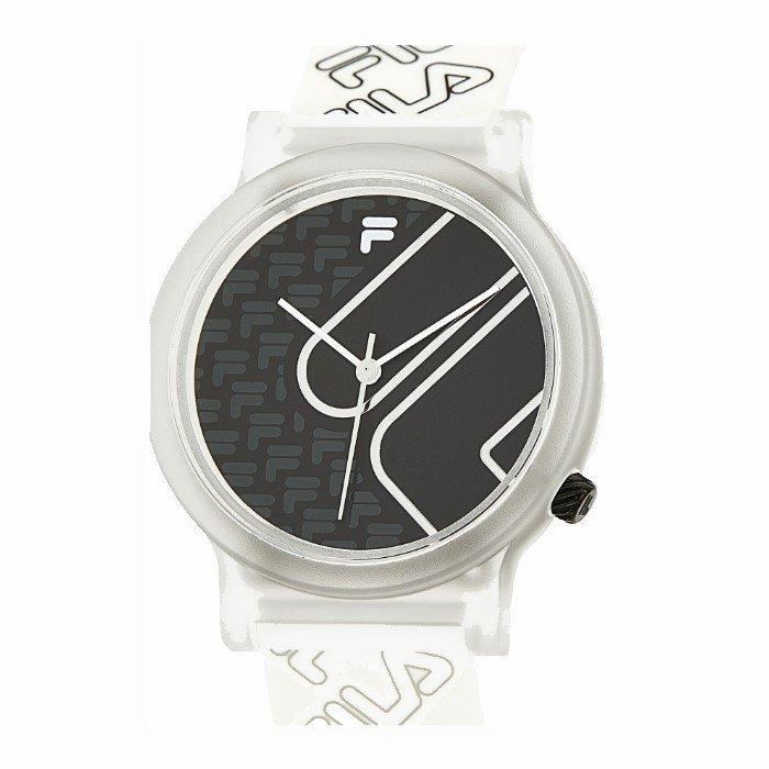 ساعة للرجال من فيلا ، أنالوج، 38 ملم، سوار سيليكون، 38-320-202 – أبيض