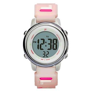 Buy Fila men's watch, digital, 34mm, silicone strap, 38-218-003 – pink in Kuwait