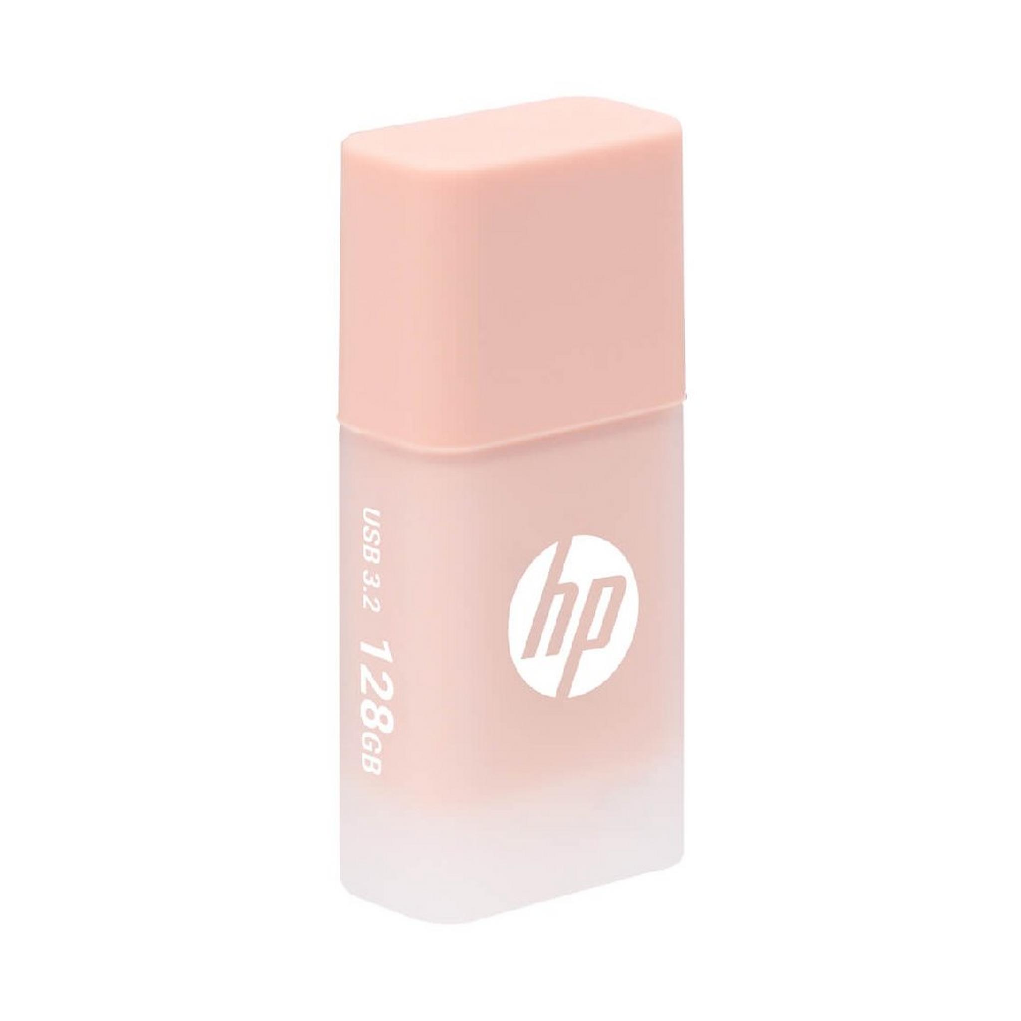 HP x768 USB 3.2 Flash Drive, 128 GB, HPFD768K-128 - Beige Rose