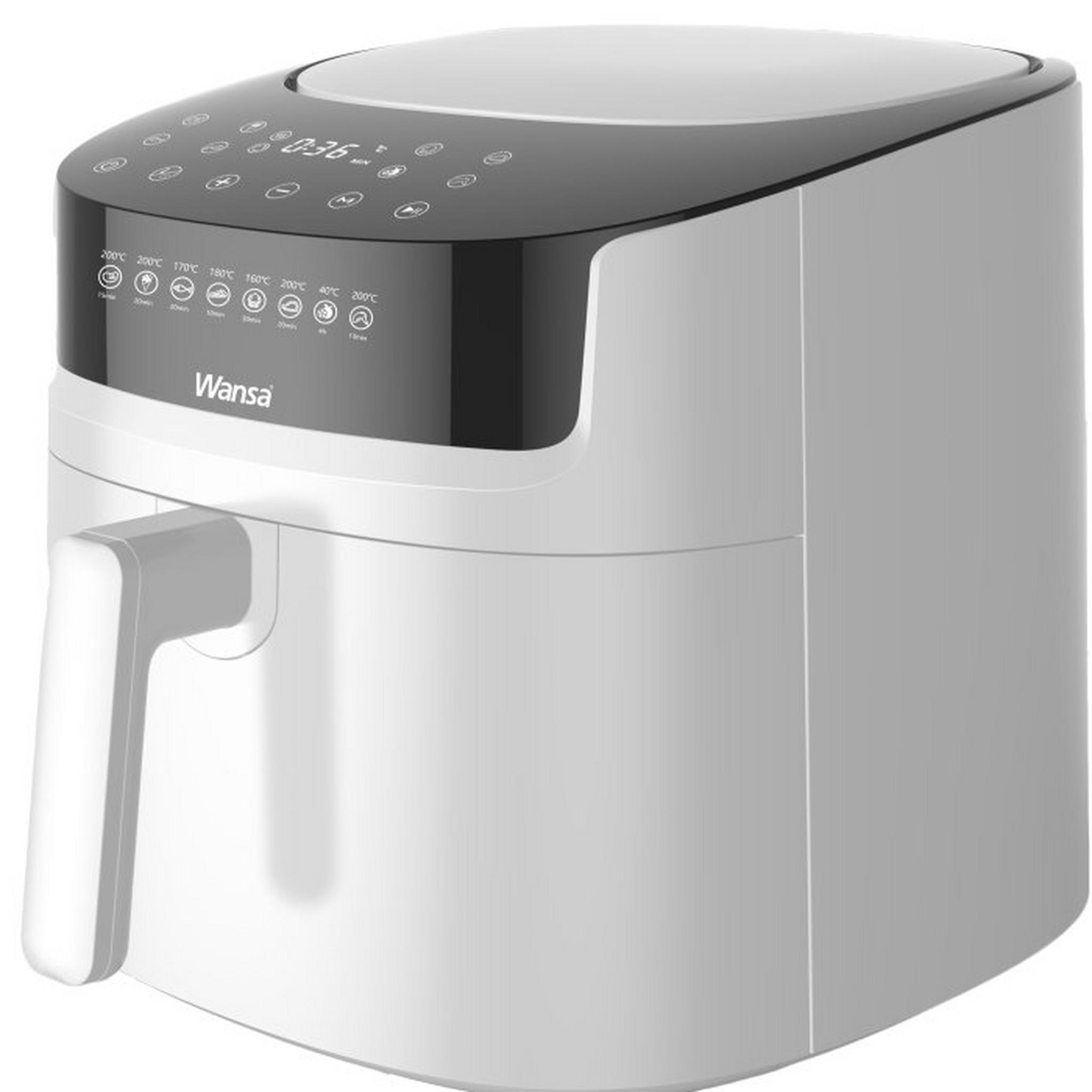 Wansa Air Fryer, 6.5 L, 1800W, AF9005T-GS – White