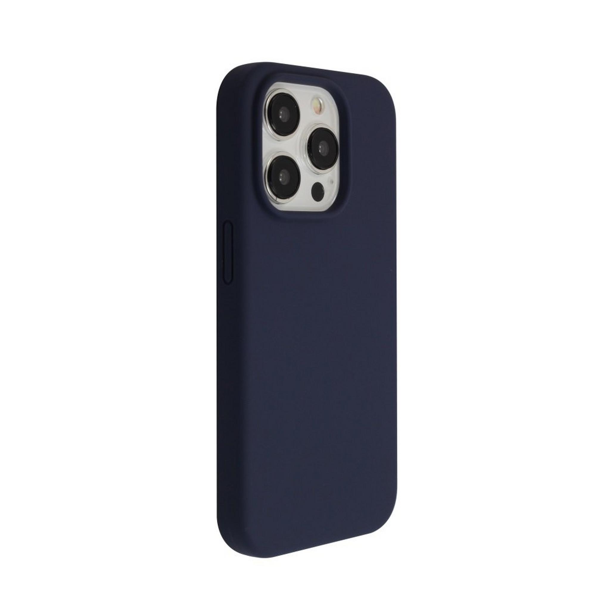 EQ Magsafe Silcone Case For IPhone 15 Pro - Blue