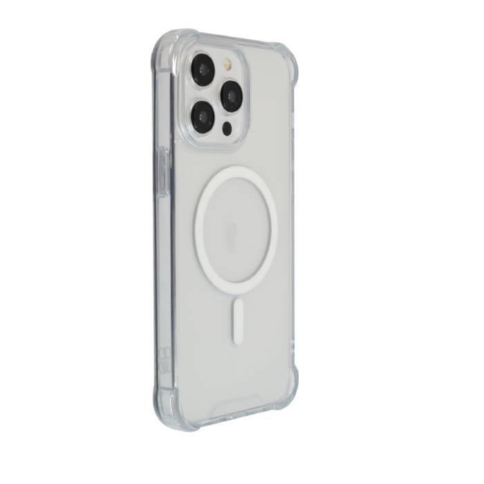 غطاء حماية آير شوك لآيفون 15 برو من إي كيو - شفاف