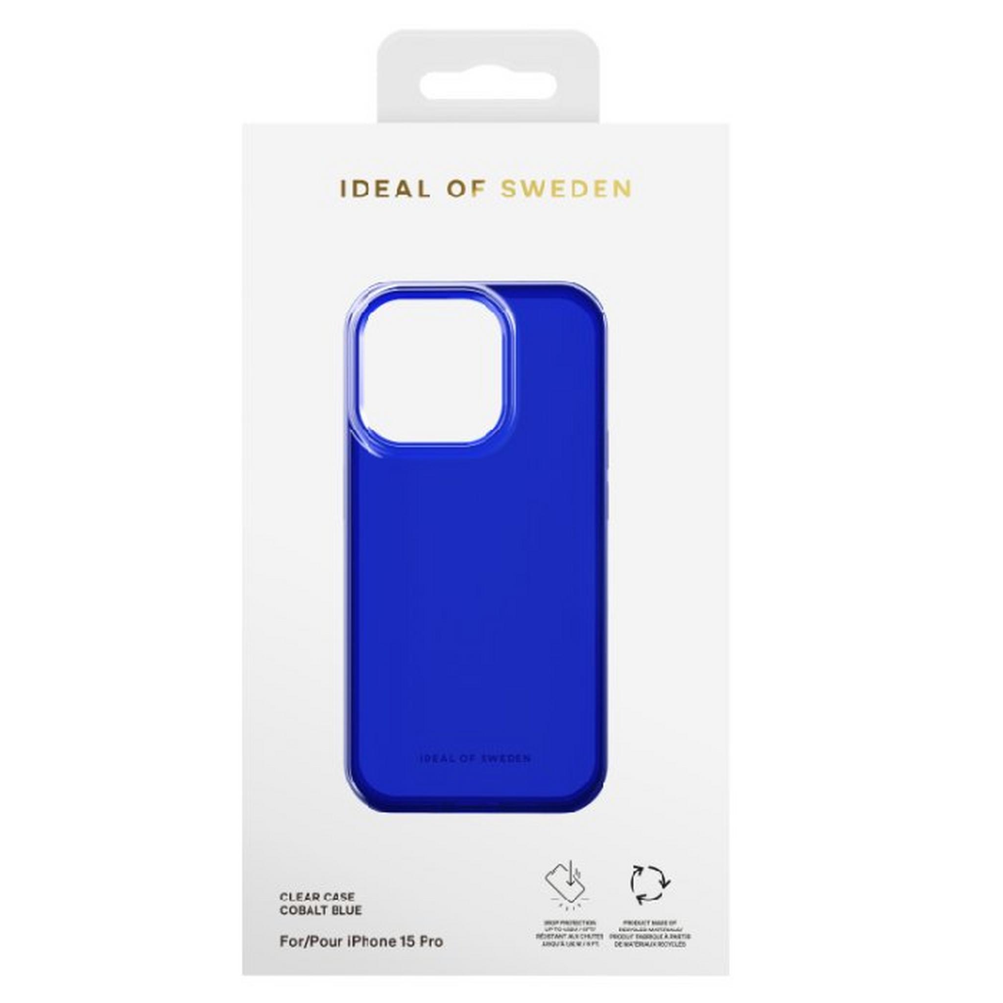 Ideal of Sweden MagSafe Clear Case for iPhone 15 Pro (IDCLCMS-I2361P-480) - Cobelt Blue