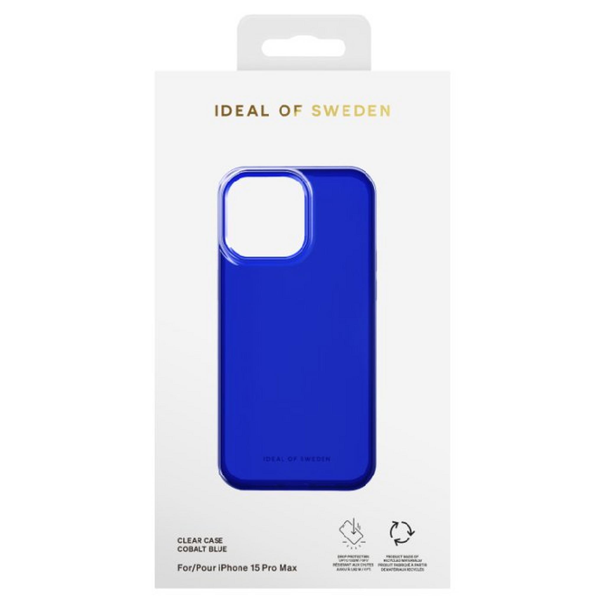 Ideal of Sweden MagSafe Clear Case for iPhone 15 Pro Max (IDCLCMS-I2367P-480) - Cobelt Blue