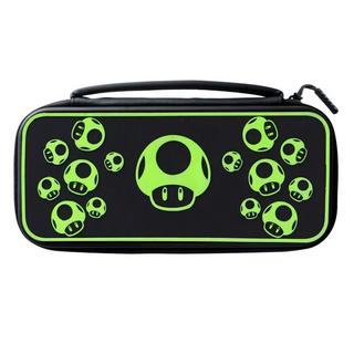 Buy Pdp nintendo switch plus - 1-up glow in the dark travel case, 500-224-1up – black/green in Kuwait