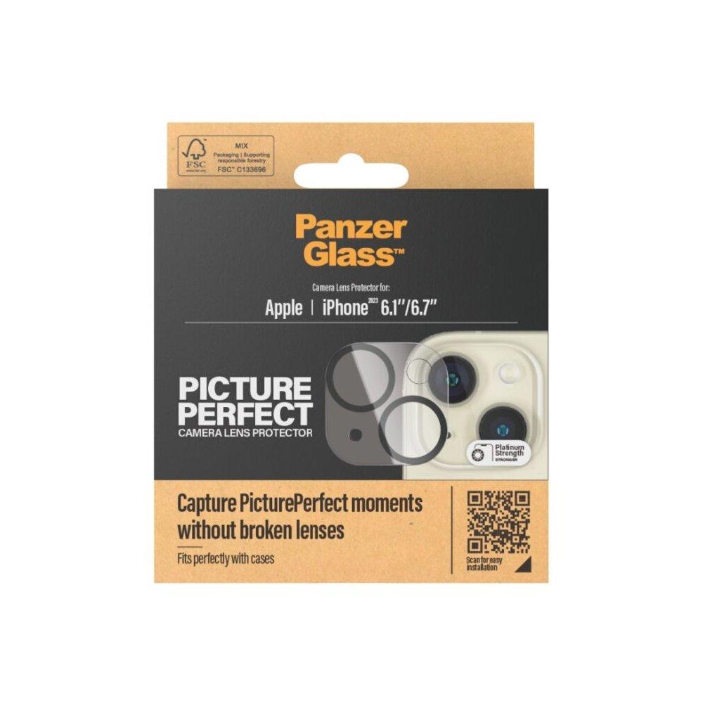 PanzerGlass Plate Camera Lens Protector for iPhone 15 / Plus, 1136