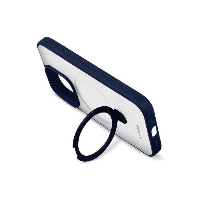 غطاء حماية هالو بقاعدة ماجسيف من هايفن لجهاز أيفون 15 برو ماكس، HPC-RBL15PM8580 – أزرق