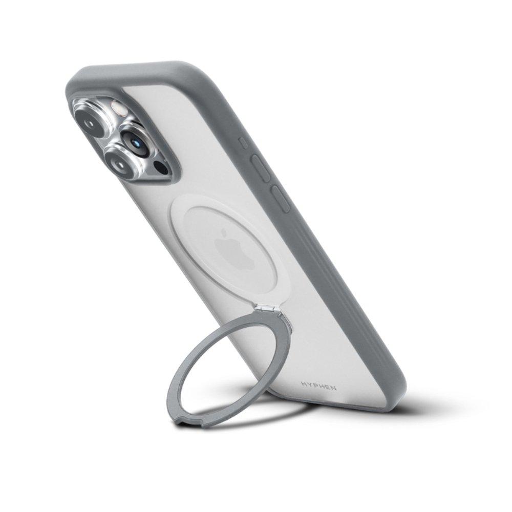 HYPHEN Magsafe Case for iPhone 15 Pro, HPC-RGY15P8597 – Gray